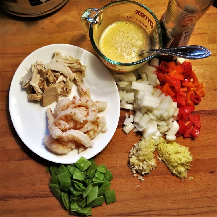 Chaufa Rice Mis en Place