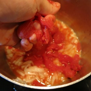 Almost Marcella's Tomato Sauce with Butter