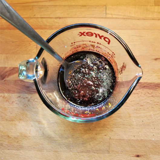 Blackberry Vinaigrette with Orange and Mint