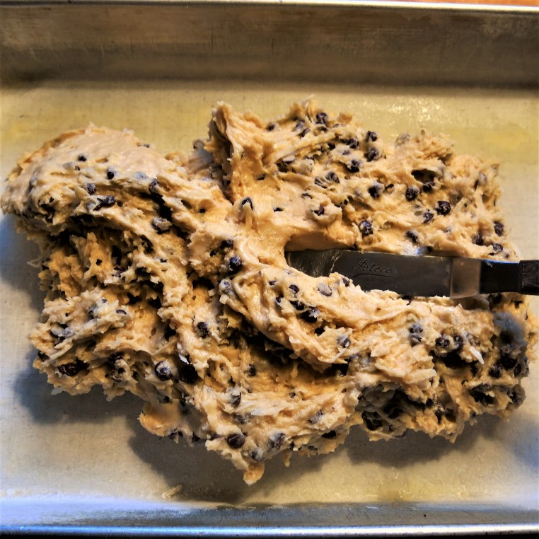 Chewy Chocolate Chip-Coconut Bars