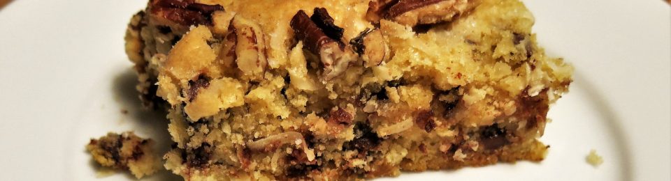 Chewy Chocolate Chip-Coconut Bars