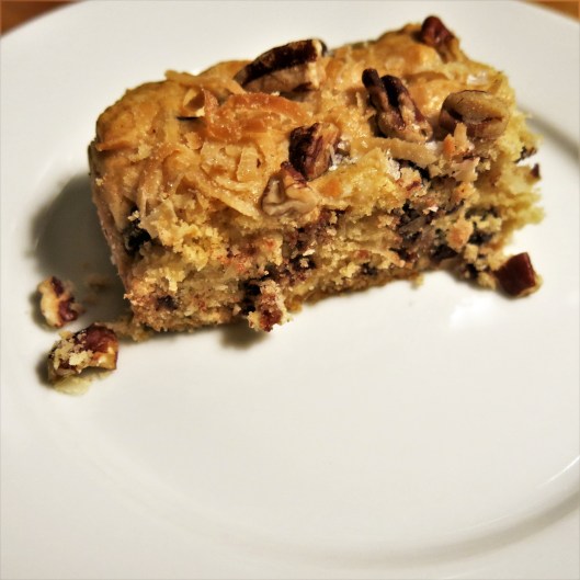 Chewy Chocolate Chip-Coconut Bars