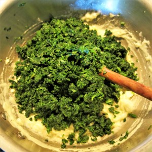 Creamed Spinach with Summer Squash and Corn Casserole