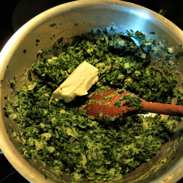 Creamed Spinach with Summer Squash and Corn Casserole
