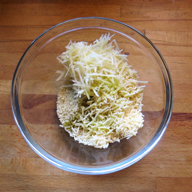 Crumb Topping for Creamed Spinach with Summer Squash and Corn Casserole