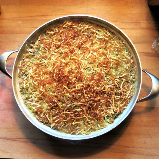 Creamed Spinach with Summer Squash and Corn Casserole