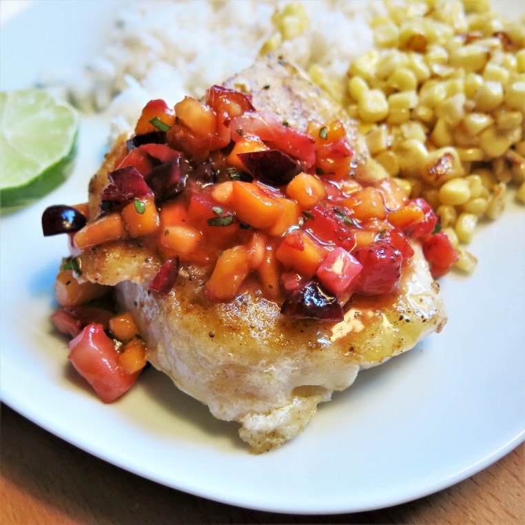 Summer Fruit "Crudo" with Basil