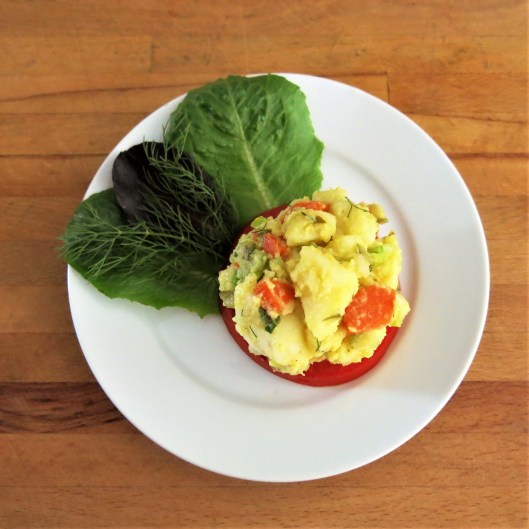 Take-Along, Dill Pickle-Mustard Potato Salad (No Mayo!)