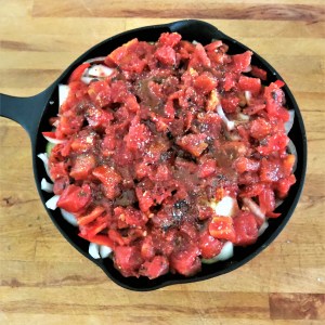 Eggplant, Zucchini and Tomato Casserole with Lebanese 7-Spice