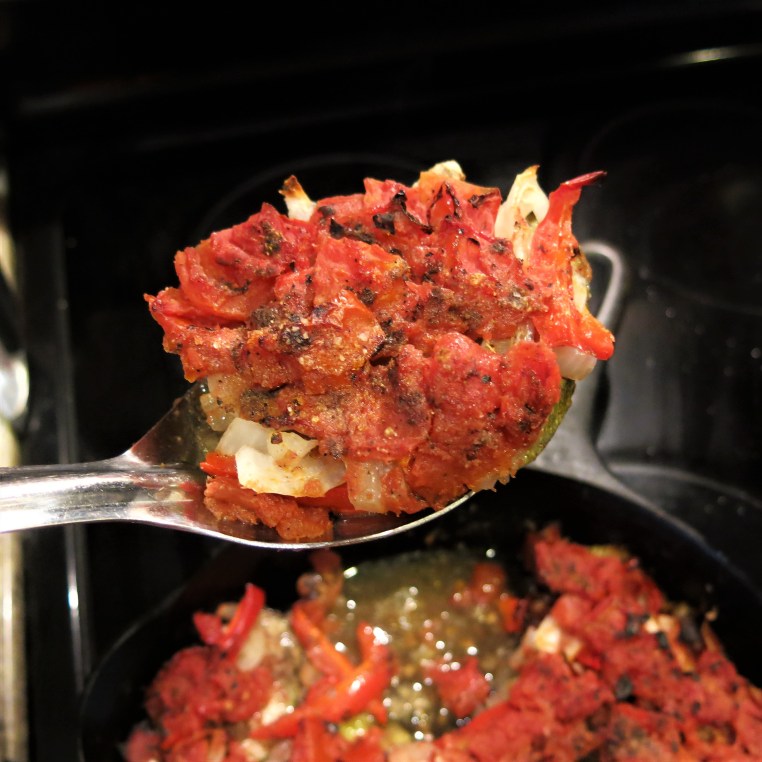 Eggplant, Zucchini and Tomato Casserole with Lebanese 7-Spice