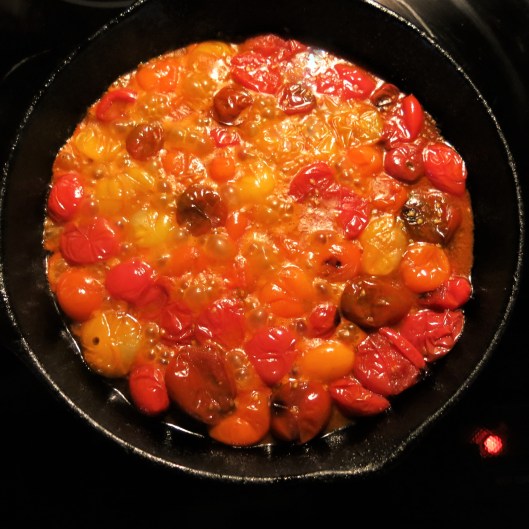 Herbed Tomato Tarte Tatin with Lemon-Ricotta
