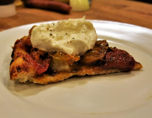 Herbed Tomato Tarte Tatin with Lemon-Ricotta