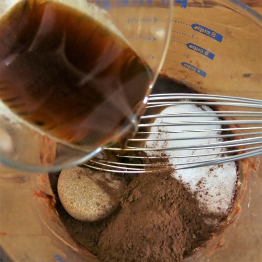 Mocha-Bourbon Chewy, Fudgy Brownies
