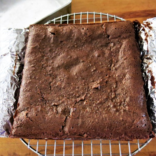 Mocha-Bourbon Chewy, Fudgy Brownies