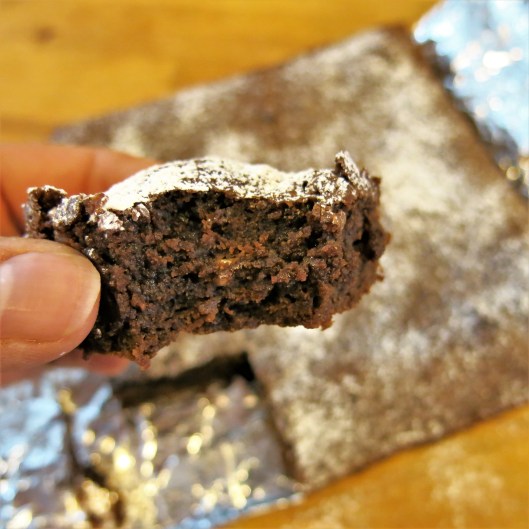 Mocha-Bourbon Chewy, Fudgy Brownies