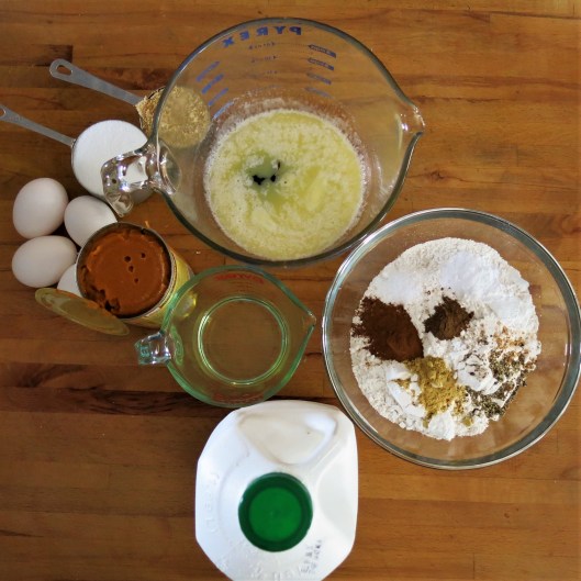 Spiced Pumpkin Bread with Cranberries and Dates