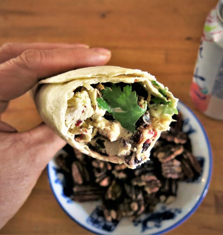 Hint-of-Curry Chicken Salad with Cilantro and Toasted Pecans