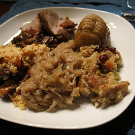 Oma's Sauerkraut with Apple, Onion and Bacon