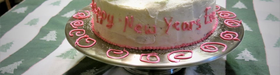 Happy New Year Chocolate Cake