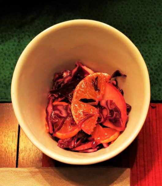 Danish Red Cabbage Salad with Apples & Mandarins