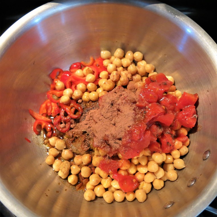 Jackfruit and Garbanzo Chili