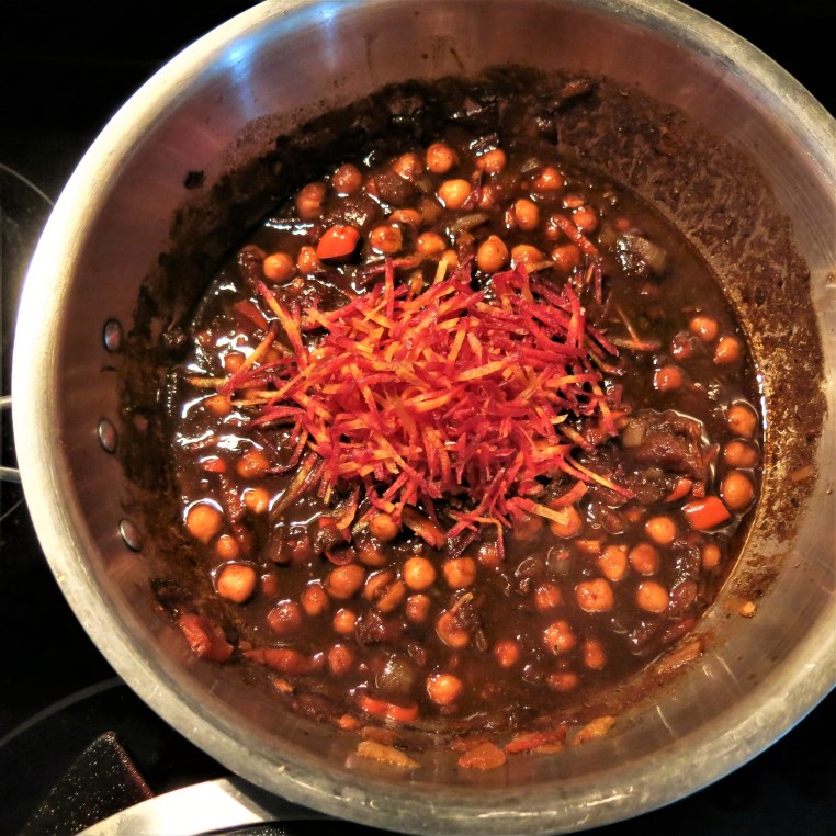 Jackfruit and Garbanzo Chili