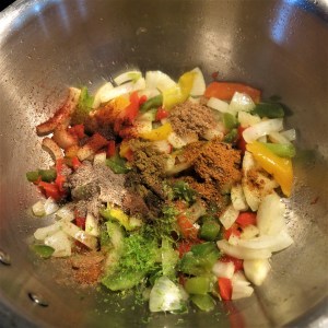 Seafood Coconut Curry with Mango