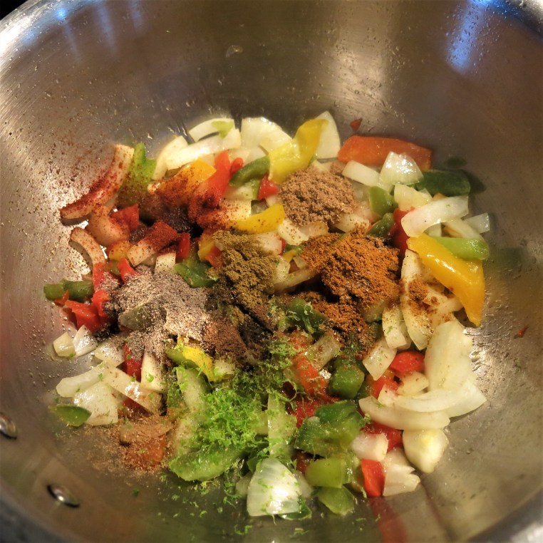 Seafood Coconut Curry with Mango