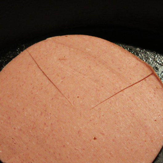 Fried Bologna "Reuben" Sandwich