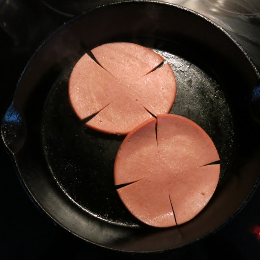 Fried Bologna "Reuben" Sandwich