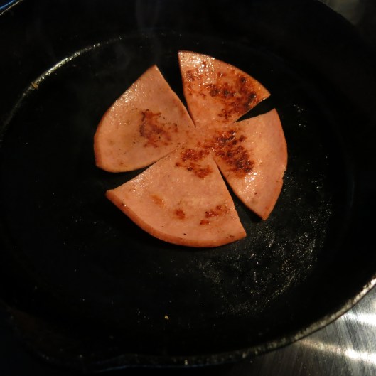 Fried Bologna "Reuben" Sandwich