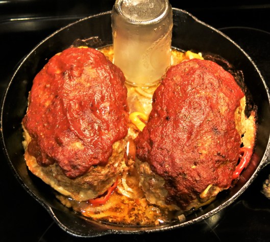Skillet Pizza-in-a-Meatloaf