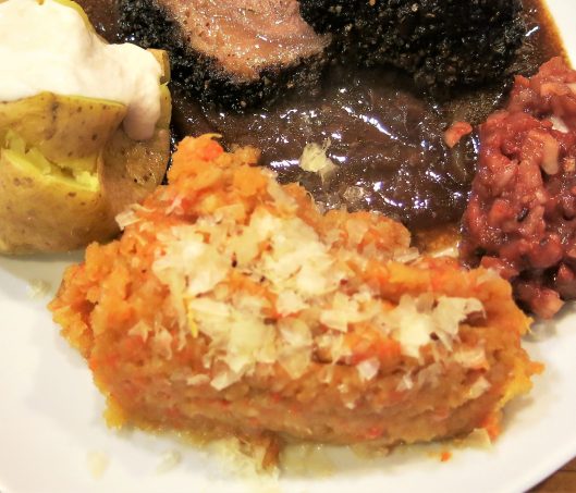 Rutabaga, Carrot and Parsnip Mash